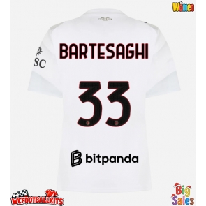 AC Milan Davide Bartesaghi #33 Replica Away Stadium Shirt for Women 2026-27 Short Sleeve
